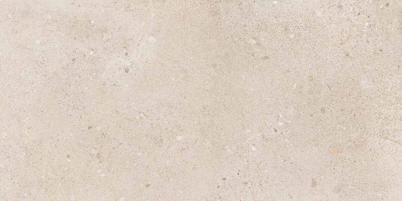 Dettaglio piastrella in gres porcellanato effetto cemento, Ceramiche Keope - Collezione District, formato 30x60 cm, finitura structured R11, colore Ivory. Ideale per pavimenti e rivestimenti esterni di design.