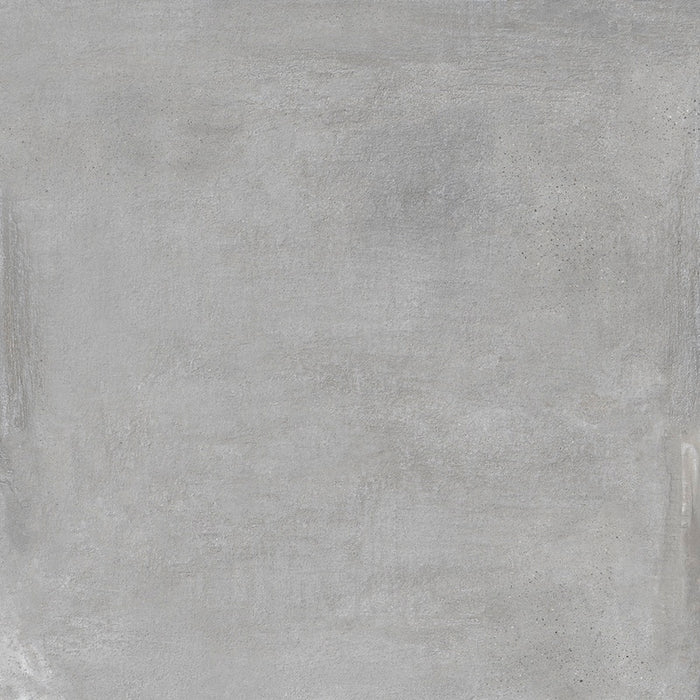 Dettaglio piastrella in gres porcellanato per pavimenti e rivestimenti  effetto cemento, collezione Urban, formato 60x60, colore Grey