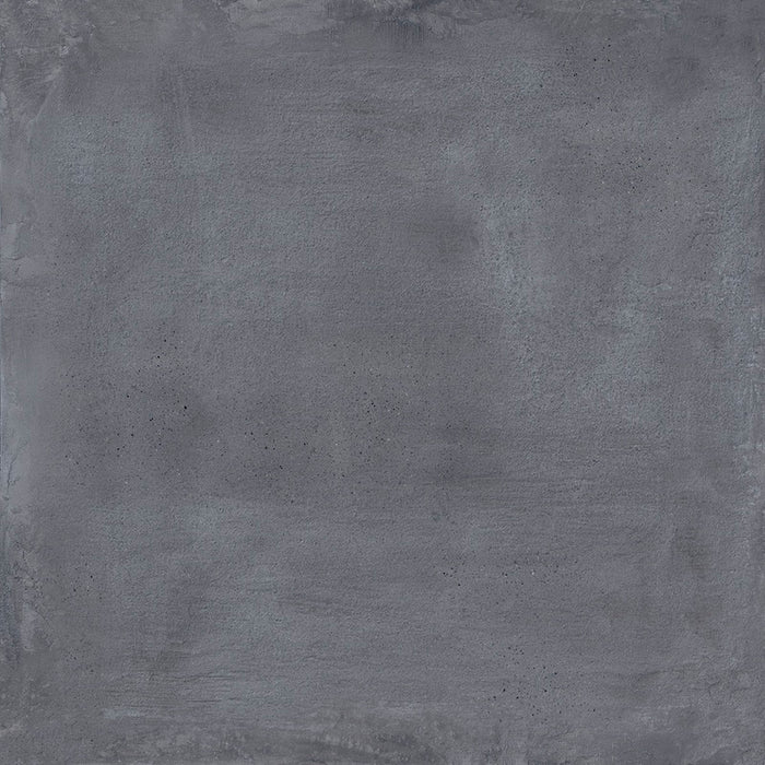 Dettaglio piastrella in gres porcellanato per pavimenti e rivestimenti  effetto cemento, collezione Urban, formato 60x60, colore Anthracite