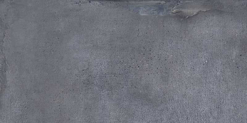 Dettaglio piastrella in gres porcellanato per pavimenti e rivestimenti  effetto cemento, collezione Urban, formato 30x60, colore Anthracite