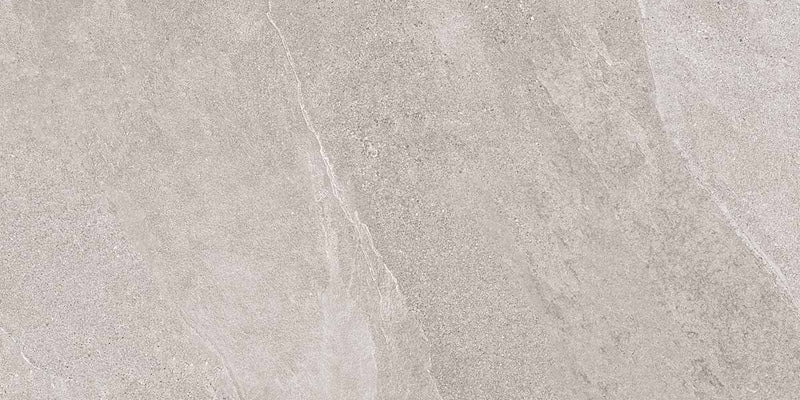 dettaglio piastrella per pavimento e rivestimento effetto pietra ardesia. collezione Ubik, formato 30x60 per esterni, colore Greige
