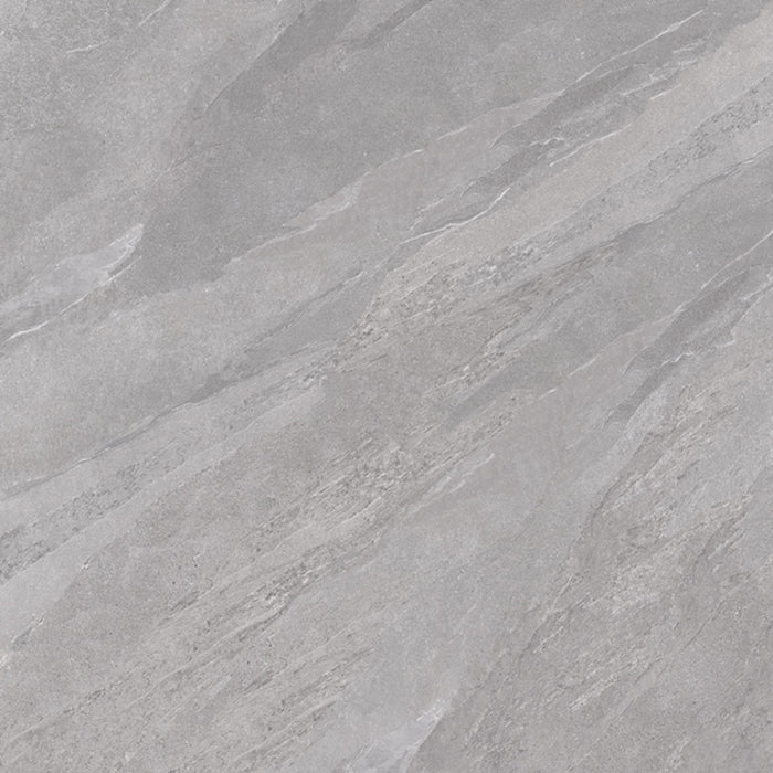 dettaglio piastrella per pavimento e rivestimento effetto pietra ardesia. collezione Ubik, formato 120x120, colore Grey