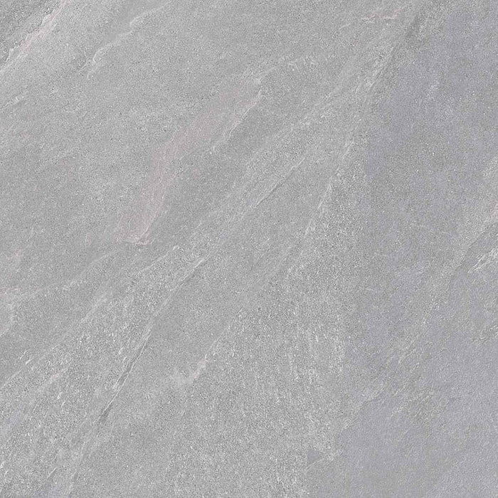 dettaglio piastrella per pavimento e rivestimento effetto pietra ardesia. collezione Ubik, formato 60x60, colore Grey