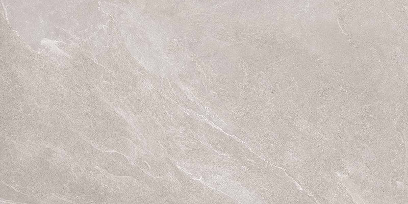 dettaglio piastrella per pavimento e rivestimento effetto pietra ardesia. collezione Ubik, formato 30x60, colore Greige