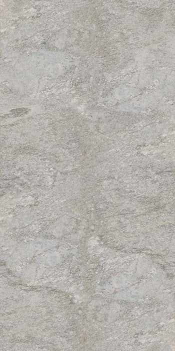 Dettaglio piastrella in gres porcellanato effetto pietra. Percorsi Frame di ceramiche keope 60x120 colore Plima Silver