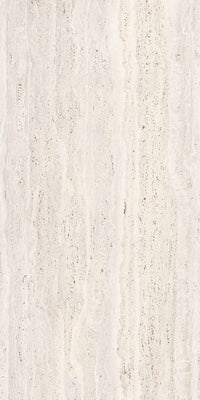 Dettaglio piastrella in gres porcellanato effetto pietra naturale europea. Omnia di ceramiche keope 60x120 colore Tivoli Ivory