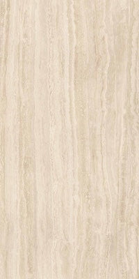 Dettaglio piastrella in gres porcellanato effetto pietra naturale europea. Omnia di ceramiche keope 60x120 colore Romano Sand