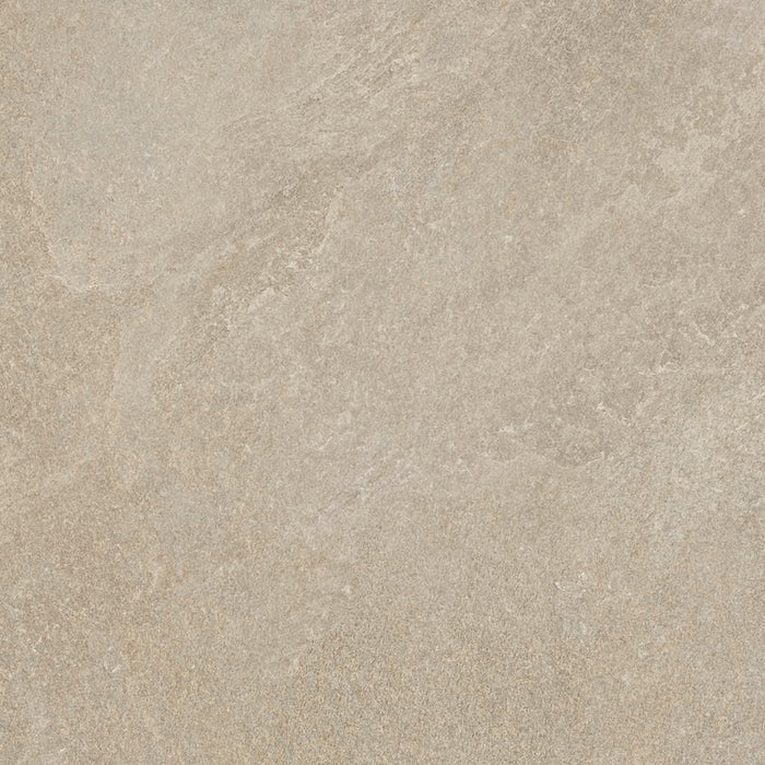 dettaglio piastrella per pavimento e rivestimento effetto pietra quarzite. collezione Arkè, formato 60x60 per esterni, colore Beige