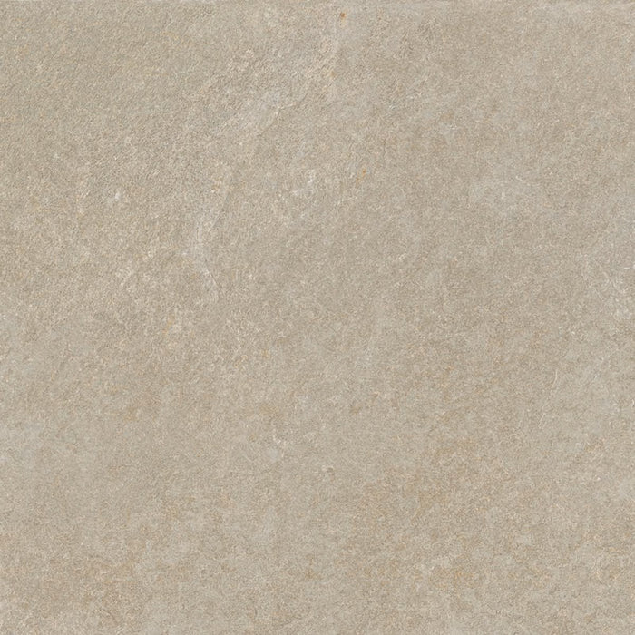 dettaglio piastrella per pavimento e rivestimento effetto pietra quarzite. collezione Arkè, formato 60x60 per esterni, colore Beige
