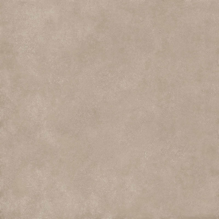 Dettaglio piastrella in gres porcellanato effetto cemento, Ceramiche Keope - Collezione Geo, formato 120x120 cm, finitura natural r9, colore Walnut. Ideale per pavimenti e rivestimenti di design.