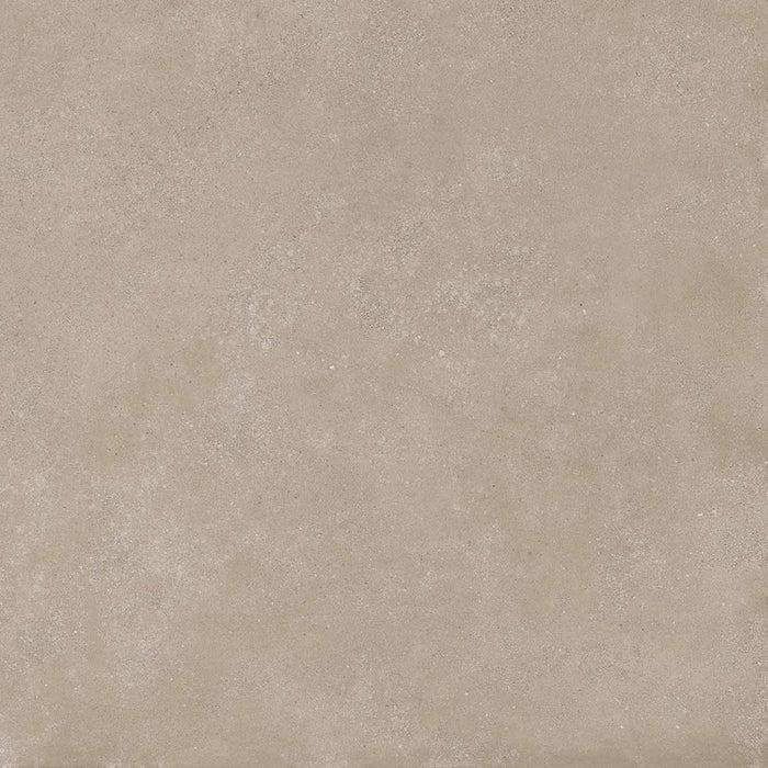 Dettaglio piastrella in gres porcellanato effetto cemento, Ceramiche Keope - Collezione Geo, formato 60x60 cm, finitura Structured R10, colore Walnut. Ideale per pavimenti e rivestimenti di design.