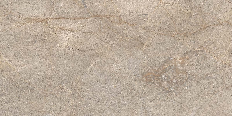 Dettaglio piastrella in gres porcellanato effetto pietra per esterni. Percorsi Frame di ceramiche keope 30x60 antiscivolo colore Imperiale walnut