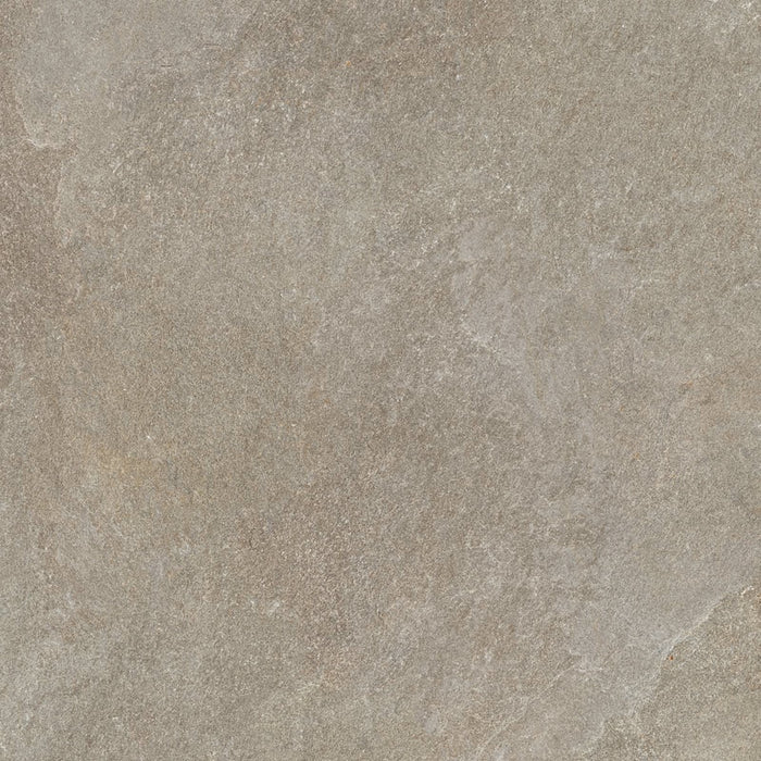 Dettaglio piastrella per pavimento e rivestimento in gres porcellanato effetto pietra quarzite di Ceramiche Keope, collezione Arkè, formato 120x120, colore Clay