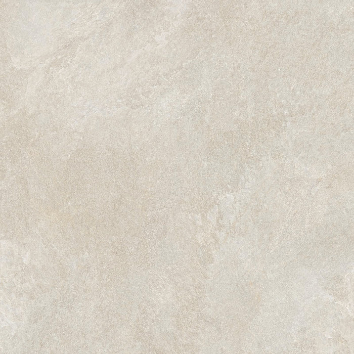 Dettaglio piastrella per pavimento e rivestimento in gres porcellanato effetto pietra quarzite di Ceramiche Keope, collezione Arkè, formato 120x120, colore Ivory