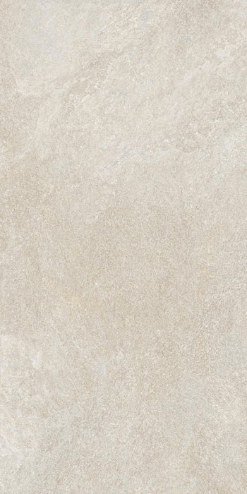 Dettaglio piastrella per pavimento e rivestimento in gres porcellanato effetto pietra quarzite di Ceramiche Keope, collezione Arkè, formato 60x120, colore Ivory