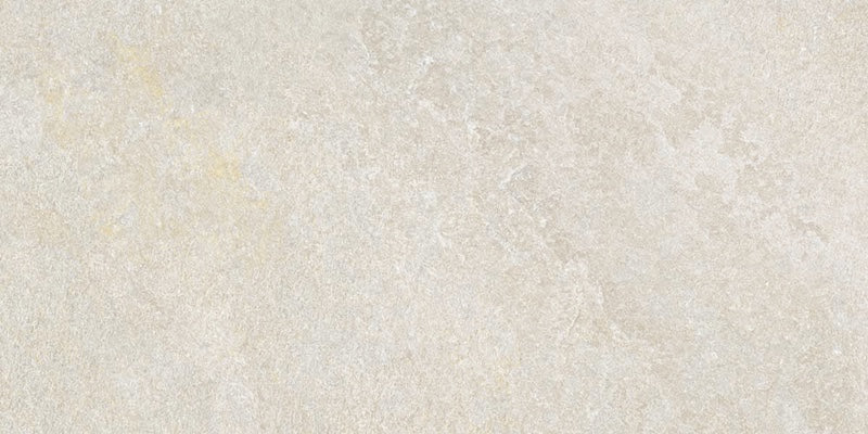 Dettaglio piastrella per pavimento e rivestimento in gres porcellanato effetto pietra quarzite di Ceramiche Keope, collezione Arkè, formato 30x60, colore Ivory
