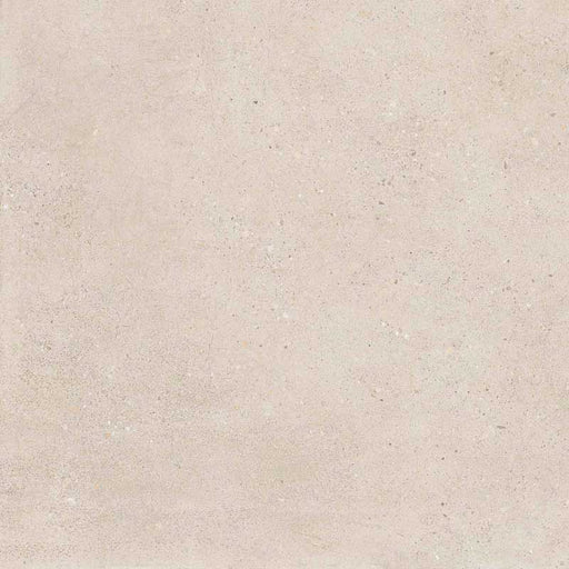 Dettaglio piastrella in gres porcellanato effetto cemento, Ceramiche Keope - Collezione District, formato 60x60 cm, finitura spazzolata R10, colore Ivory. Ideale per pavimenti e rivestimenti di design.