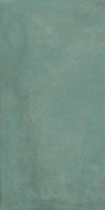 Dettaglio piastrella in gres porcellanato effetto metallo. Plate di ceramiche keope 60x120 colore Oxyde