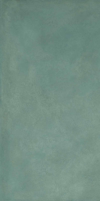 Dettaglio piastrella in gres porcellanato effetto metallo. Plate di ceramiche keope 60x120 colore Oxyde