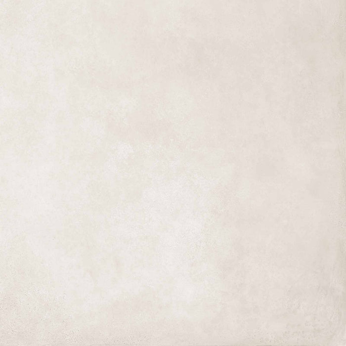 Dettaglio piastrella in gres porcellanato effetto metallo. Plate di ceramiche keope 80x80 colore Avorio