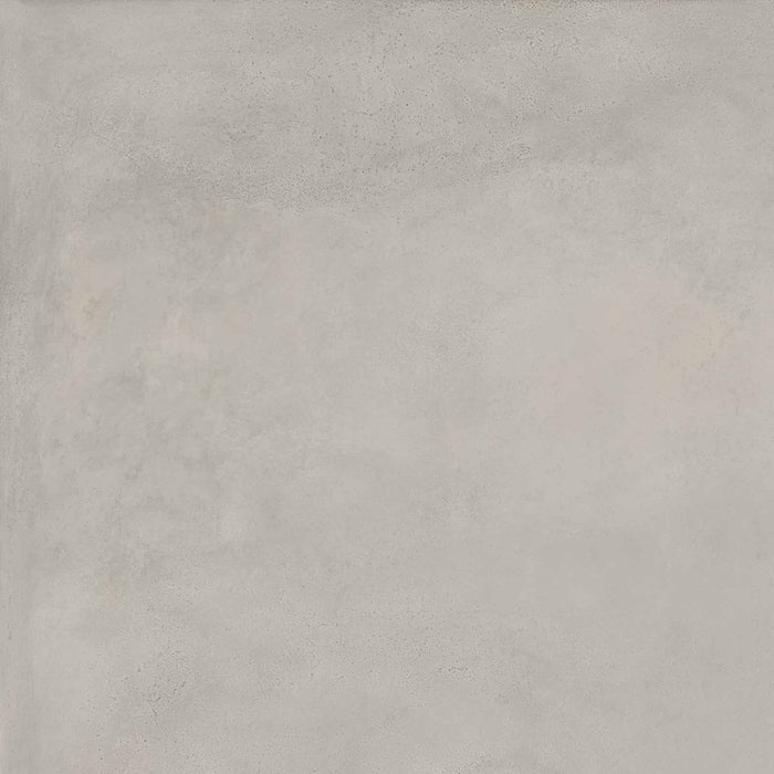 Dettaglio piastrella in gres porcellanato effetto metallo. Plate di ceramiche keope 80x80 colore Silver