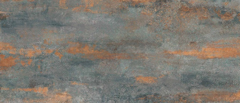 Dettaglio piastrella in gres porcellanato effetto metallo. Plate di ceramiche keope 60x120 colore Luxury Gold