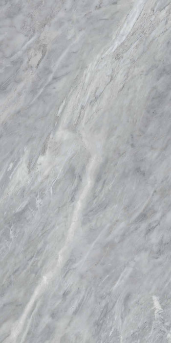 Dettaglio piastrella per pavimenti e rivestimenti in gres porcellanato effetto marmo grigio della collezione Versilia di Ceramiche Keope, formato 60x120, colore Nuvolato Grey