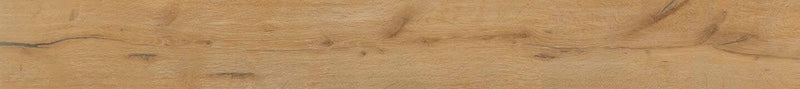 Dettaglio piastrella per pavimento e rivestimento in gres porcellanato effetto legno rovere della collezione Unica di Ceramiche Keope, formato 20x180, colore Honey