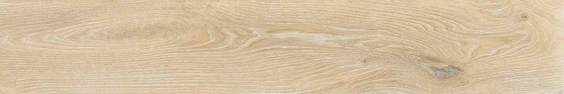 Dettaglio piastrella per pavimento e rivestimento in gres porcellanato effetto legno rovere della collezione Unica di Ceramiche Keope, formato 20x120, colore Ivory