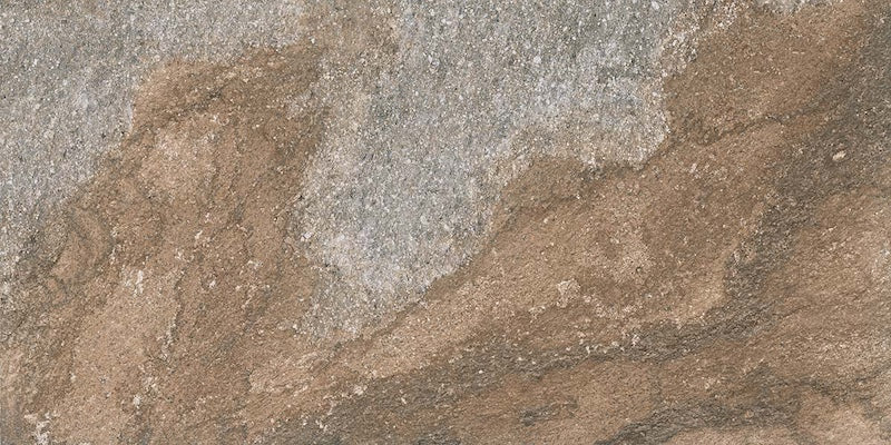 Dettaglio piastrella in gres porcellanato effetto. Percorsi Smart di ceramiche keope 30x60 antiscivolo colore Pietra di Lavis