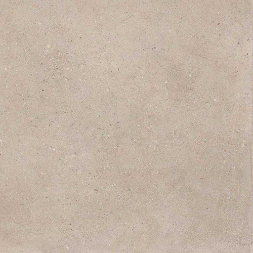 Dettaglio piastrella in gres porcellanato effetto cemento, Ceramiche Keope - Collezione District, formato 60x60 cm, finitura structured R11, colore Greige. Ideale per pavimenti e rivestimenti esterni di design.