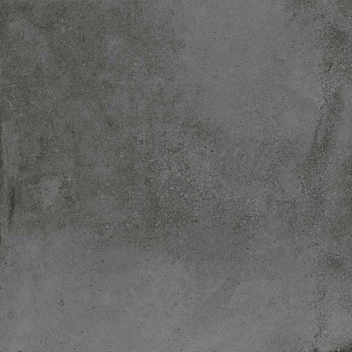 Dettaglio piastrella per pavimenti e rivestimenti effetto cemento industriale. Scopri Moov di Ceramiche Keope nel formato 60x60, colore Anthracite.