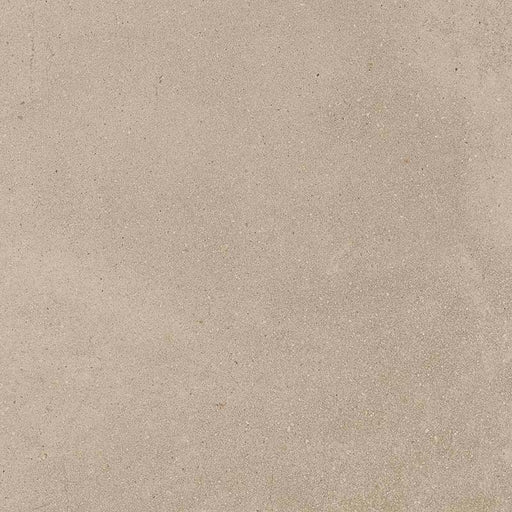 Dettaglio piastrella per pavimenti e rivestimenti effetto cemento industriale. Scopri Moov di Ceramiche Keope nel formato 60x60, colore Beige.