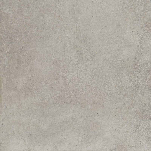 Dettaglio piastrella per pavimenti e rivestimenti effetto cemento industriale. Scopri Moov di Ceramiche Keope nel formato 60x60, colore Grey.