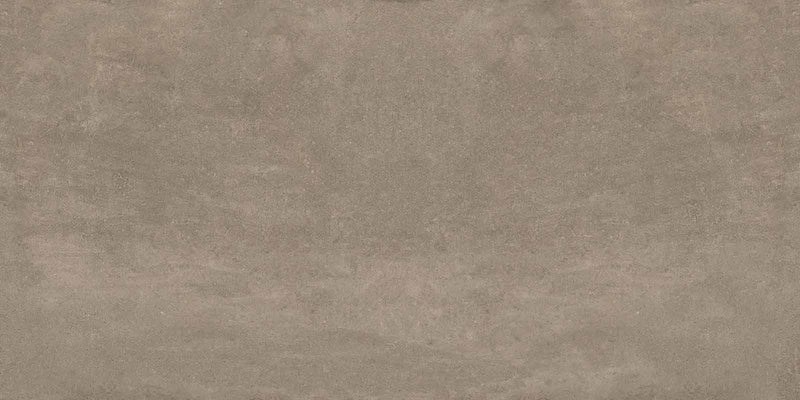 Dettaglio piastrella per pavimenti e rivestimenti effetto cemento industriale. Scopri Moov di Ceramiche Keope nel formato 60x120, colore Moka.