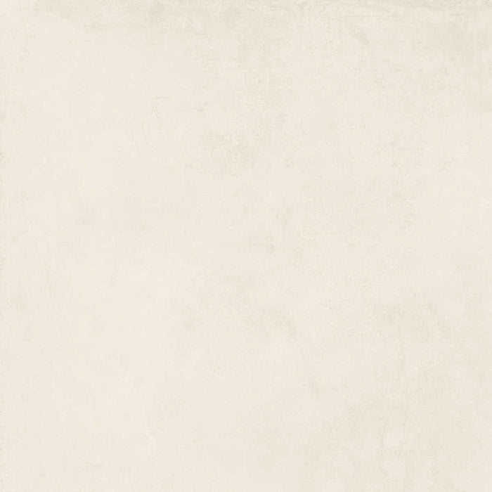 Piastrella per pavimenti e rivestimenti in gres effetto cemento della collezione Moov Up di ceramiche Keope, formato 60x60 cm, colore White