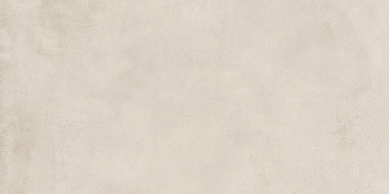 Piastrella per pavimenti e rivestimenti in gres effetto cemento della collezione Moov Up di ceramiche Keope, formato 30x60 cm, colore Cream
