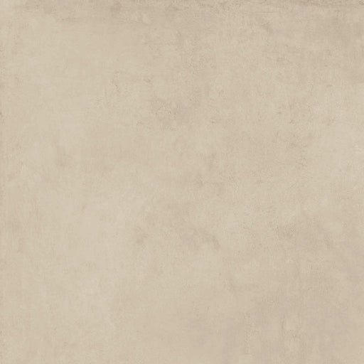 Piastrella per pavimenti e rivestimenti in gres effetto cemento della collezione Moov Up di ceramiche Keope, formato 60x60 cm, colore Sand