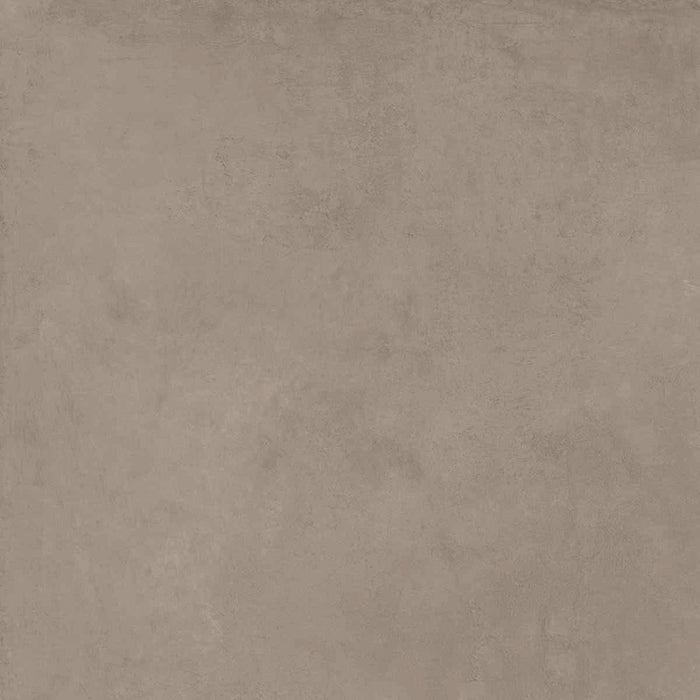Piastrella per pavimenti e rivestimenti in gres effetto cemento della collezione Moov Up di ceramiche Keope, formato 60x60 cm, colore Tobacco