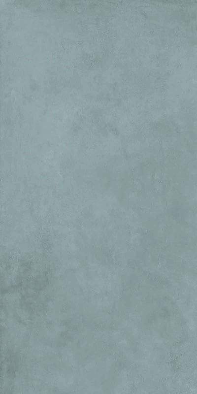 Piastrella per pavimenti e rivestimenti in gres effetto cemento della collezione Moov Up di ceramiche Keope, formato 60x120 cm, colore Forest