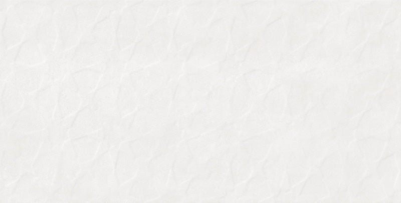 Rivestimento ceramico 60x120 cm della collezione Aurea, colore Kupra 3D Bianco di Ceramica Rondine.