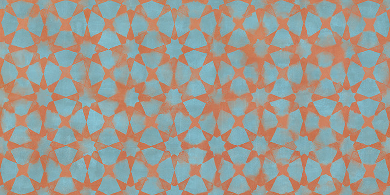 Rivestimento ceramico 60x120 cm della collezione Aurea, colore Decoro Kupra di Ceramica Rondine.