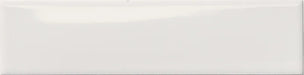 Dettaglio Piastrella da rivestimento in pasta bianca serie Kappa di 41zero42, effetto mattoncino lucido, formato 5x20 cm, Colore White