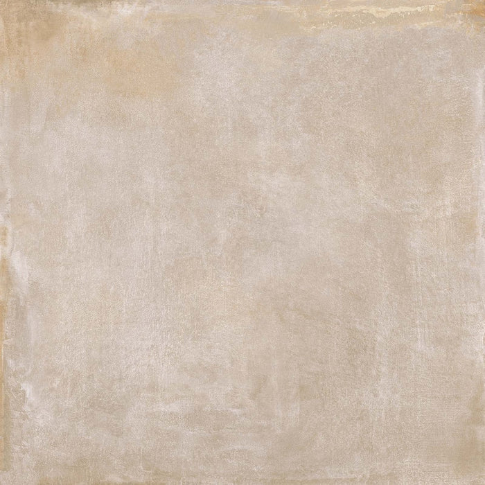 Dettaglio piastrella in gres porcellanato effetto cemento industriale. Noord di ceramiche keope 120x120 colore Gold