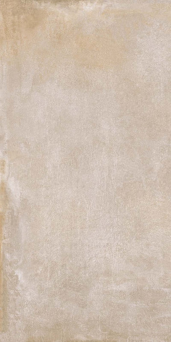 Dettaglio piastrella in gres porcellanato effetto cemento industriale. Noord di ceramiche keope 60x120 colore Gold