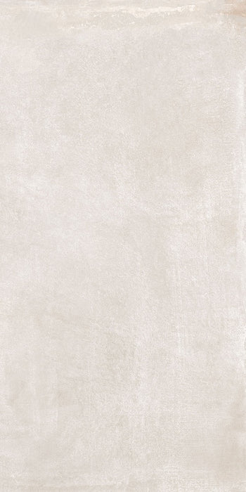 Dettaglio piastrella in gres porcellanato effetto cemento industriale. Noord di ceramiche keope 60x120 colore White