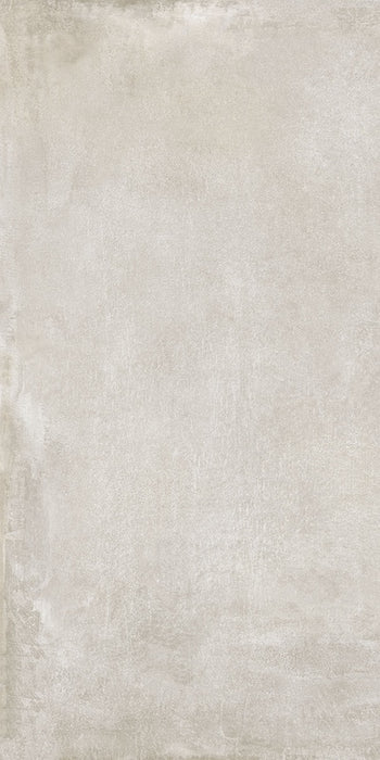 Dettaglio piastrella in gres porcellanato effetto cemento industriale. Noord di ceramiche keope 60x120 colore Silver 