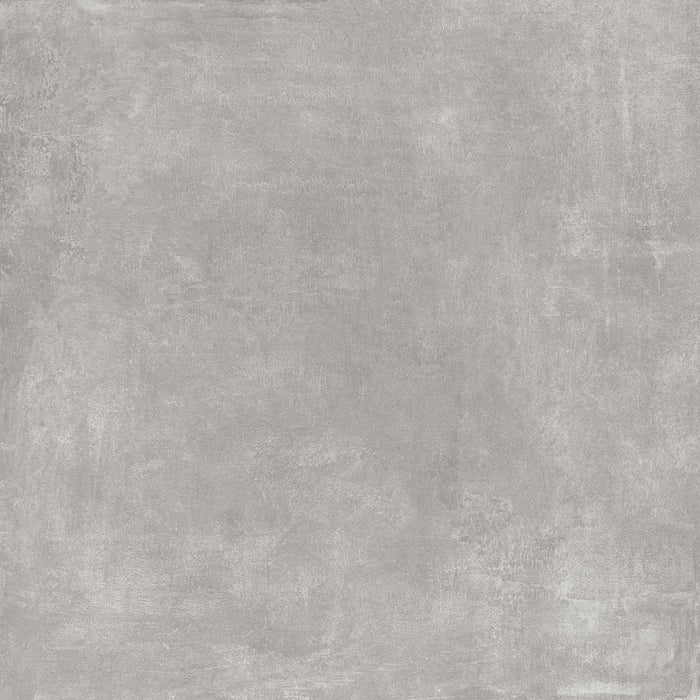 Dettaglio piastrella in gres porcellanato effetto cemento industriale. Noord di ceramiche keope 80x80 colore Grey