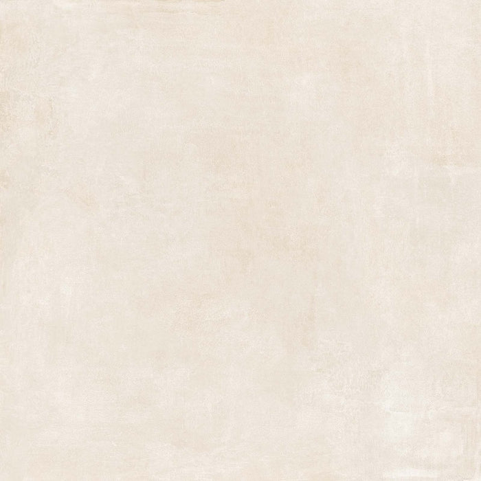 Dettaglio piastrella in gres porcellanato effetto cemento industriale. Noord di ceramiche keope 80x80 colore Ivory