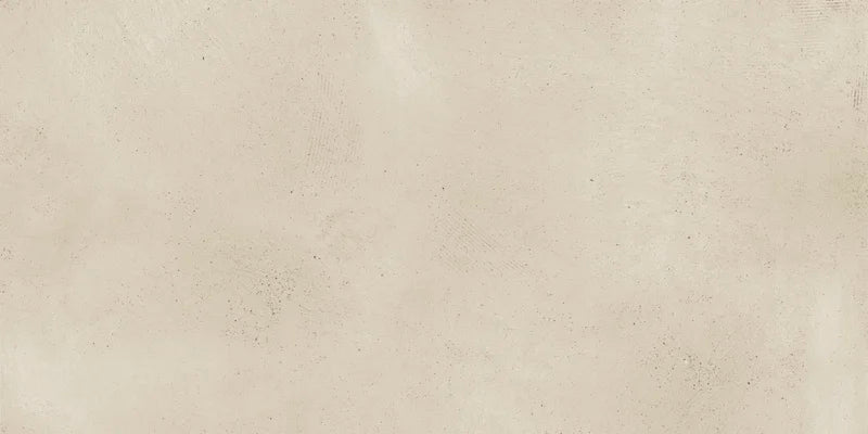 Dettaglio piastrella per pavimenti in gres porcellanato effetto resina 45x90 della collezione Koinè, colore Gesso, di Ceramica Settecento